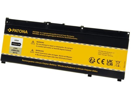 patona baterie pro ntb hp omen 15 ce dc cb pavilion 15cx 4380mah li pol 15 4v sr03xl sr04xl ien524210