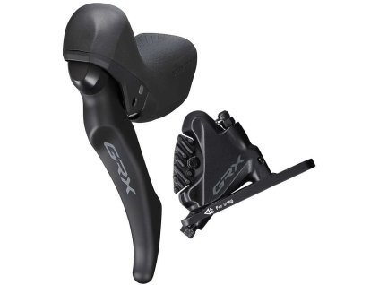 Brzdová súprava SHIMANO GRX BR-MRX600, páka BL-RX600 predný strmeň BR-RX400 polymér + sada chladiča vľavo