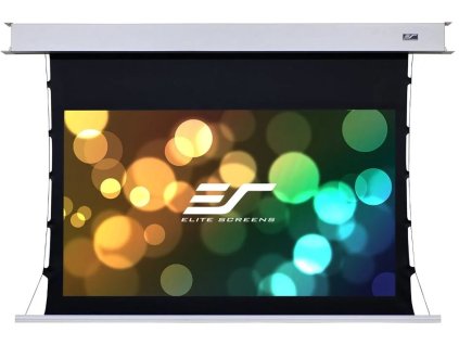 ELITE SCREENS Elektrické motorizované stropné plátno 135" (342,9 cm)/ 16:9/ 168,1 x 299 cm/ zisk 1,1/ 12" pokles