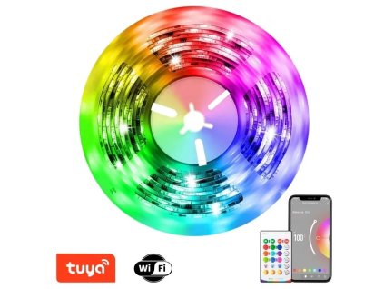 IMMAX NEO LITE SMART LED pás/ 24W/ Wi-Fi/ RGB/ CCT farba/ 406lm/m/ 2700 - 6500K/ stmievateľný/ DO Music/ 5m/ TUYA