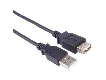Predlžovací kábel PremiumCord USB 2.0, A-A, 5 m, čierny