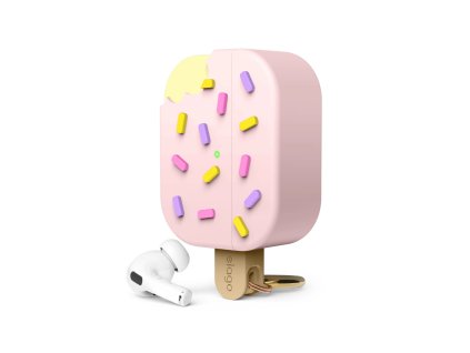 ELAGO zmrzlinový obal na AirPods PRO 2 - Světle růžová