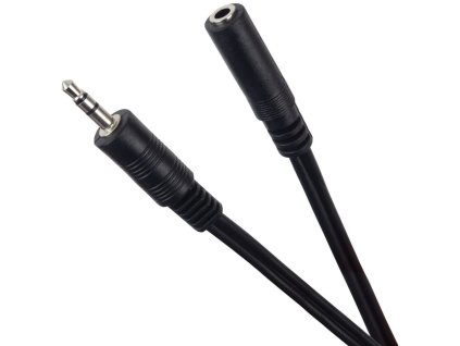 Kábel PremiumCord Jack 3,5 mm M/F 2 m