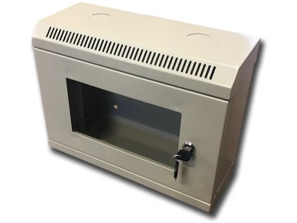 RACK DATACOM 10" nástenný rozvádzač 6U/140 mm 7021