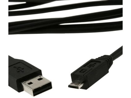 microUSB 3m (5-pin) čierny