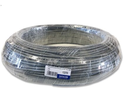 KÁBEL FTP kábel (licna) DATACOM cat. 5e - krabica sivá
