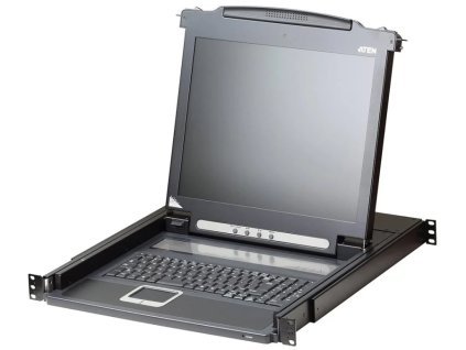 Konzola ATEN CL-1000MA, 17" LCD, rack 19", klávesnica, touchpad