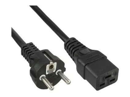 PremiumCord Kábel sieťový k počítaču 230V 16A 3m IEC 320 C19 konektor kpspa