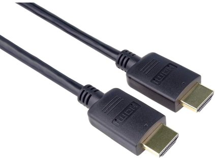 Kábel PremiumCord 4K HDMI 2.0b High Speed + Ethernet, pozlátené konektory, 1 m