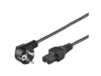 Napájací kábel PremiumCord 230V k počítaču 2m IEC 320 C15 s drážkou