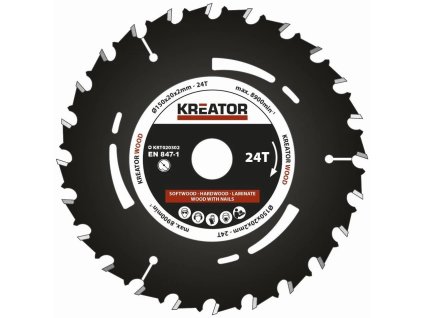 Kreator KRT020302 - Pilový kotúč pre ponorné píly 150 mm, 24T