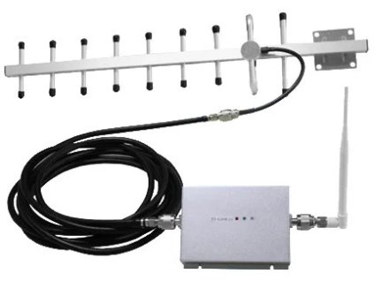 TESLA GSM-01, zosilňovač/opakovač signálu GSM (900 Mhz) - sada