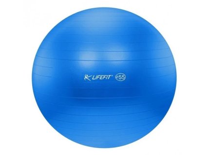 Gymnastická lopta LIFEFIT ANTI-BURST 55 cm, modrý F-GYM-55-12