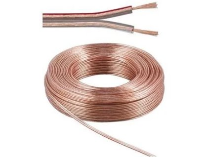 PremiumCord Káble na prepojenie reprosústav 100% CU meď 2x2,5mm 10m kjpr-02-10