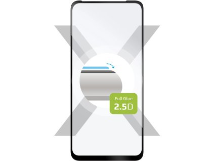Ochranné tvrdené sklo FIXED Full-Cover pre Realme C21, lepenie cez celý displej, čierne FIXGFA-701-BK