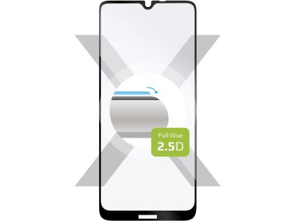 Ochranné tvrdené sklo FIXED Full-Cover pre Nokia G10, lepenie cez celý displej, čierne FIXGFA-773-BK