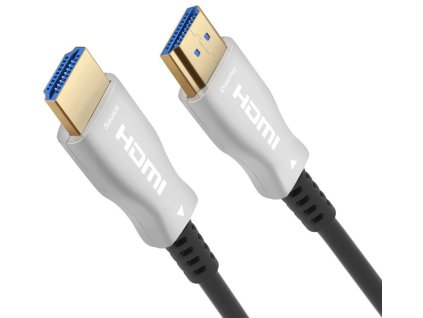 Vysokorýchlostné optické vlákno PremiumCord s Ether. 4K@60Hz kábel 10 m, M/M, pozlátené konektory