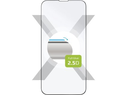 Ochranné tvrdené sklo FIXED Full-Cover pre Apple iPhone 13 Mini, lepenie cez celý displej, čierne FIXGFA-724-BK