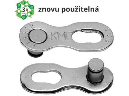 Spojka reťaze KMC 10 rýchlostí, povrch EPT, balenie 2 ks, cena za balenie