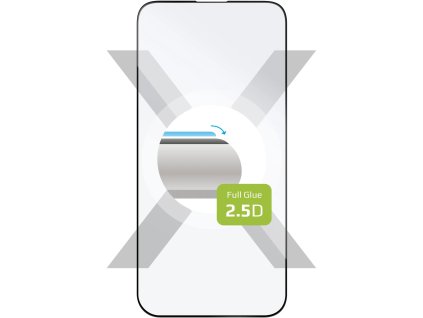Ochranné tvrdené sklo FIXED Full-Cover pre Apple iPhone 14 Pro Max, priľnavé na celý displej, čierne
