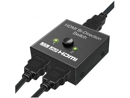 PremiumCord HDMI prepínač 4K, FULL HD 1080p obojsmerný 2-1 alebo 1-2