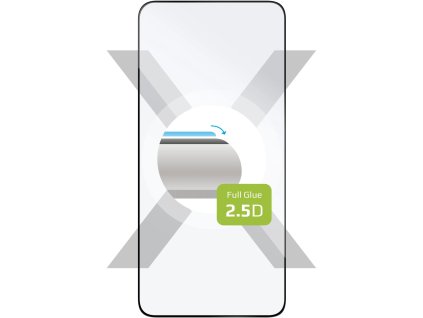 Ochranné tvrdené sklo FIXED Full-Cover pre Samsung Galaxy S22 5G/S23 s podporou čítačky v displeji, čierne