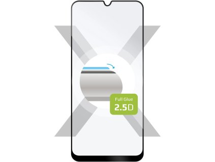 Ochranné tvrdené sklo FIXED Full-Cover pre Samsung Galaxy A50/A50s/A30s, priliehajúce na celý displej, čierne