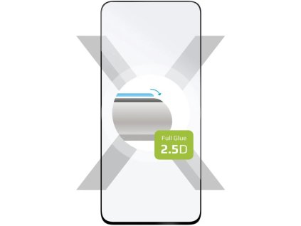 Ochranné tvrdené sklo FIXED Full-Cover pre Xiaomi Redmi Note 12 5G, priľnavé na celý displej, čierne