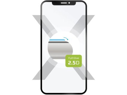 Ochranné tvrdené sklo FIXED Full-Cover pre Apple iPhone 15 Pro Max, priľnavé na celý displej, čierne