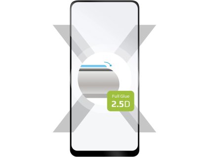 Ochranné tvrdené sklo FIXED Full-Cover pre Xiaomi Redmi Note 10/Note 10S, priľnavé na celý displej, čierne