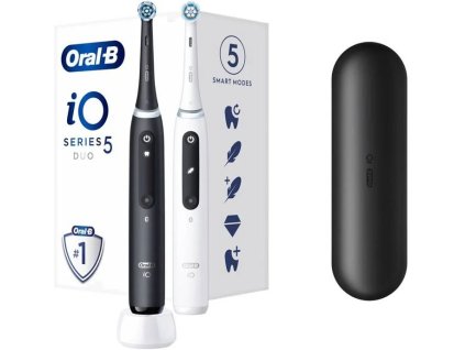 Oral-B iO Series 5 Duo Pack Matt Black+Quite White