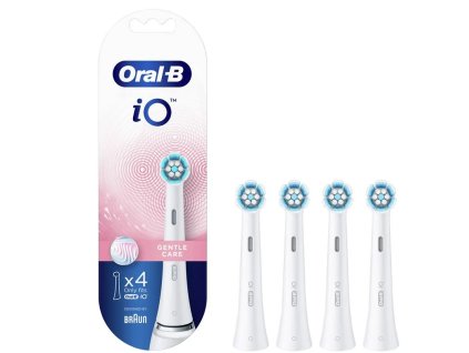 Náhradné hlavice Oral-B iO Gentle Care White, 4 ks