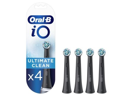 Náhradné hlavice Oral-B iO Ultimate Clean Black, 4 ks