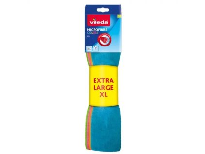 Vileda 159616 Univerzálne utierky z mikrovlákna farby XL 4 ks