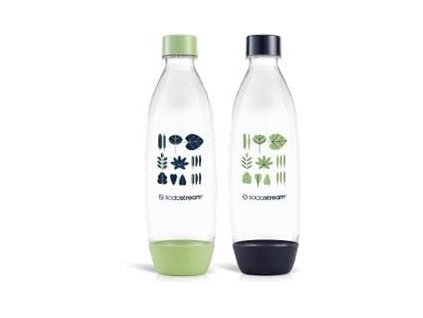 Fľaša SodaStream FUSE 2x 1 l, zelená/čierna