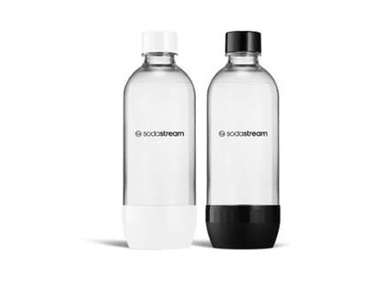 Fľaša SodaStream JET 2x 1 l, biela/čierna