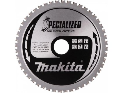 Makita kotouč pilový ocel SPECIALIZED 185x2x30mm 48Z (B-33451)