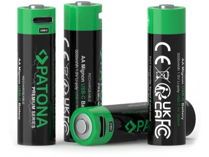 Nabíjacia batéria PATONA AA/LR6 Li-Pol 2000mAh