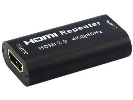 Opakovač HDMI 2.0 do 40 m, rozlíšenie 4Kx2K@60Hz