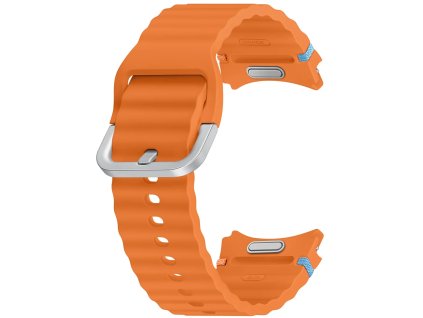 Športový remienok Samsung pre hodinky Watch 7 veľkosti S/M oranžový