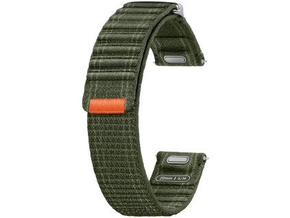 Textilný remienok Samsung pre hodinky Watch 7 veľkosti S/M zelený