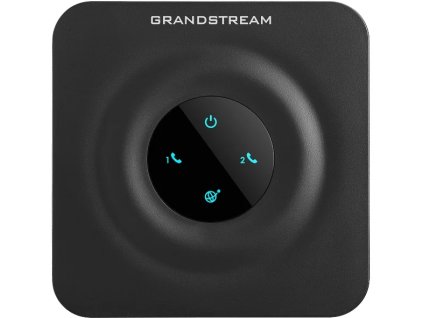 Grandstream HT802 (ATA), 2x FXS, 2 účty SIP, 1x LAN, 3-cestná konfigurácia, automatické prideľovanie