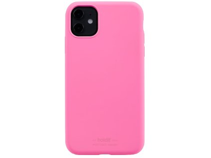 Holdit Silicone kryt pro iPhone XR/11 Růžová