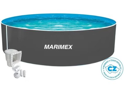 Bazén Marimex Orlando 4,57x1,07 m - ŠEDÝ, bazén, fólia, skimmer (10303044)