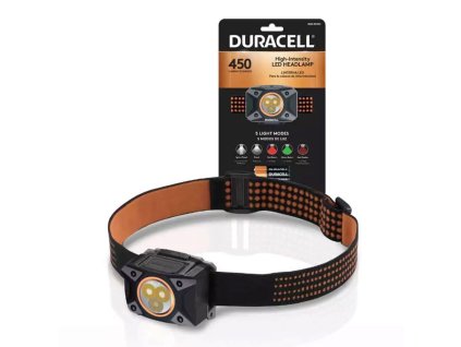 Svetlomet Duracell 450 s piatimi režimami svietenia