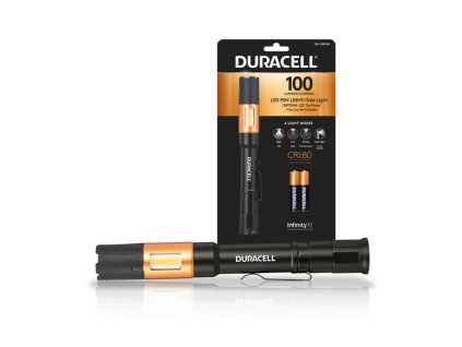 Tužková baterka Duracell 100 lumenov so štyrmi režimami svietenia