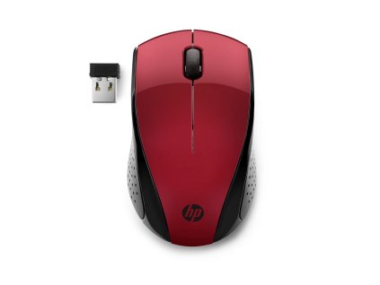 HP 220 Silent wireless, červená