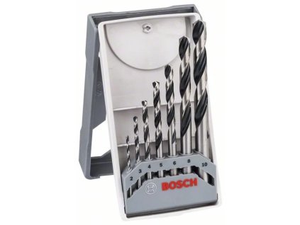Súprava špirálových vrtákov Bosch HSS PointTeQ, Mini-X-Line 2-8 mm, 7 kusov (2.608.577.347)