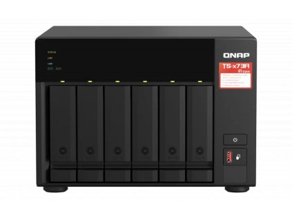 QNAP TS-673A-8G (Ryzen 2,2 GHz / 8 GB RAM / 6x SATA / 2x slot M.2 NVMe / 2x 2,5 GbE / 2x PCIe / 4x USB)