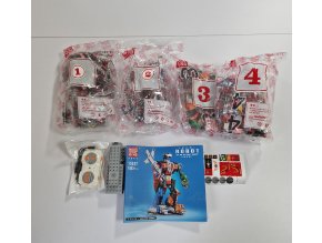 STAVEBNICE ROBOT VOLTRON  BATERIE DÁLKOVÉ OVLÁDÁNÍ  1003 kusů dílů